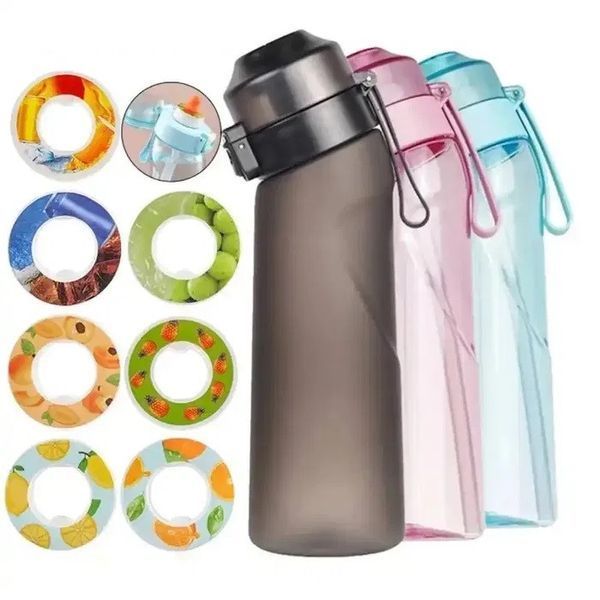 Спортивна ароматична пляшка аналог Бутилка Air Up Bottle + 5 картриджів - капсул ароматів пляшка з 5 ароматами фото