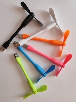 Портативний гнучкий USB вентилятор ручной міні, Оригінал гибкий вентилятор фото