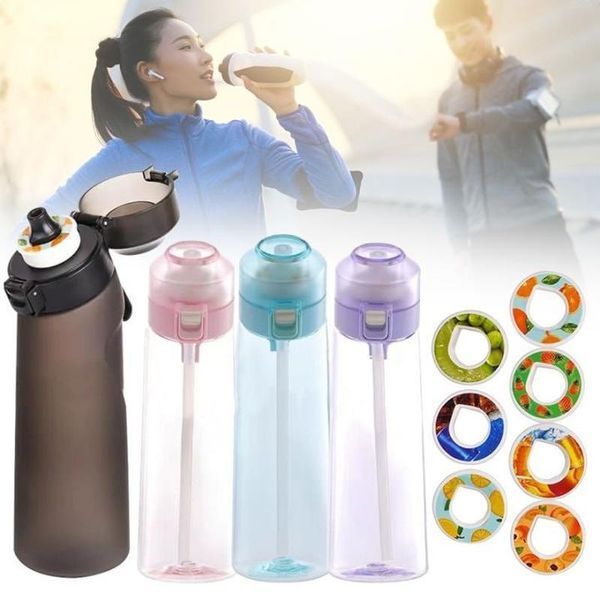 Спортивна ароматична пляшка Бутилка Air Up Bottle + 10 картриджів - капсул ароматів пляшка з 10 ароматами фото