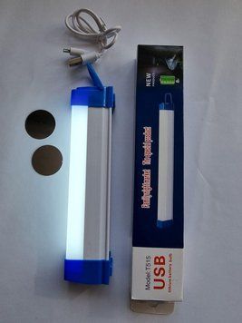 Світлодіодна акумуляторна USB ЛЕД лампа / Портативний LED світильник Т515 20W LED лампа Т515 фото